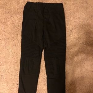 Black Moto Leggings